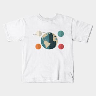 Earth and other planets Kids T-Shirt